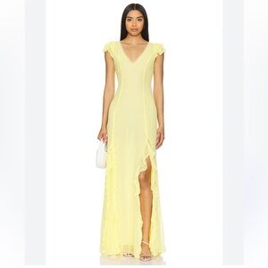 Tularosa Yellow Maxi Dress